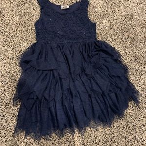 Size 6 little girls blue dress